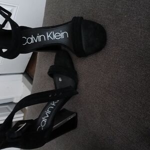 Calvin Klein Women's Black Heeled Sandals